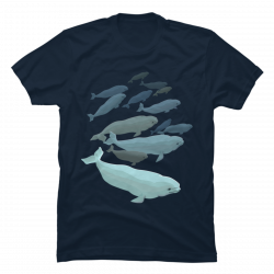 beluga whale shirt